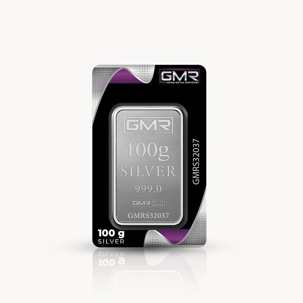 100 gram külçe gümüş