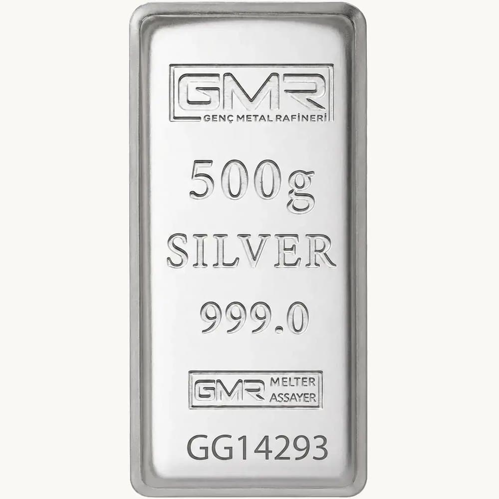 500 gram külçe gümüş