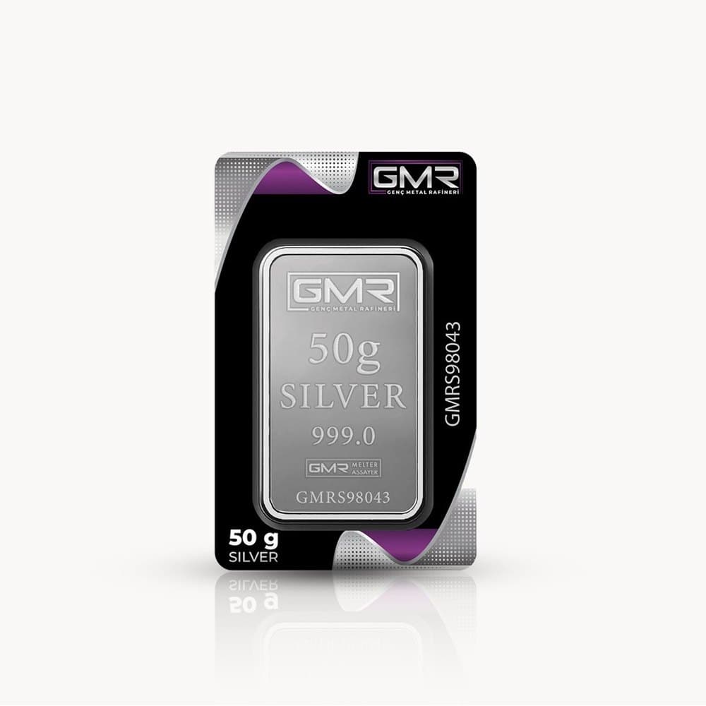 50 gram külçe gümüş